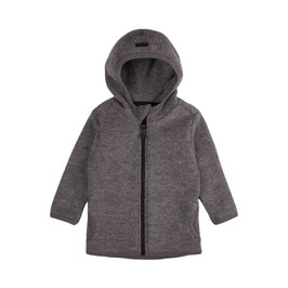 Wollfleece Jacke Schiefergrau