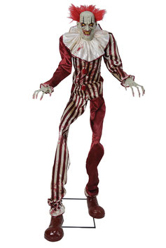 Untoter Horrorclown Animatronic Halloween Deko