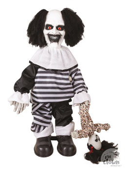 Kleiner Horrorclown 80 cm (animiert)