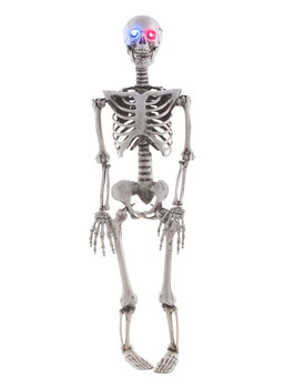 Skelett mit LED-Augen Halloween Deko