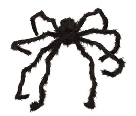 Spinne 128 cm schwarz-braun