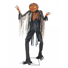Brennendes Kürbismonster Animatronic Halloween Deko - Vorbestellung (Lieferung September 2025)