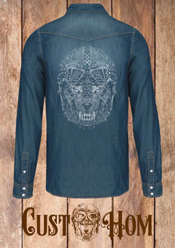 Chemise Loup Biker (réf ChLOBI)