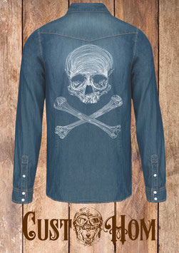 Chemise Crâne Pirate (réf ChCRPI)