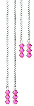 Chaines strass FUCHSIA