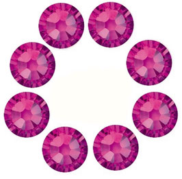 16 CRYSTALS FUCHSIA WITH SWAROVSKI ELEMENTS (4mm)