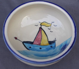 Kinder Schälchen - Schiff - ∅ 12,5 cm, H. 5 cm