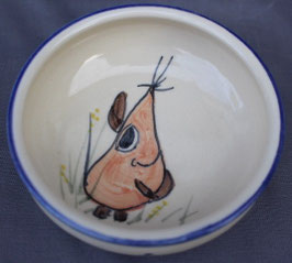 Kinder Teller tief -  Maus- ∅ 19 cm, H. 5 cm
