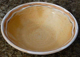 Schüssel - 1131 weiß,orange - ∅ 31 cm, H. 9 cm