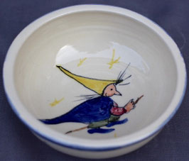 Kinder Schälchen - kl. Hexe -  ∅ 12,5cm, H 5 cm