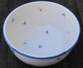 Müsli gr. - blaue Blumen - ∅ 17 cm, H. 8 cm