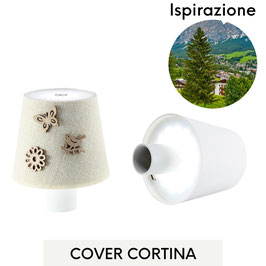 KIT LAMPABOTTIGLIA RICARICABILE CON COVER CORTINA