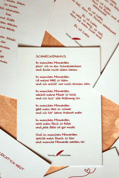 Postkartenset mit Gedichten
