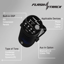 CLOUDVOCAL FlashTrack DSP USB Großmembran-Kondensatormikrofon für Recording und Streaming