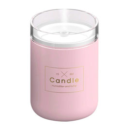 Linuo USB Ultraschall Luftbefeuchter Candle, pink