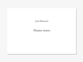 Livres d'artiste "Hautes terres"