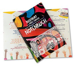 Das Notenbuch zur CD - Busfahrt mit de Tante Carmen