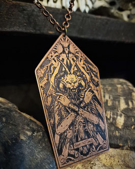 Antichrist big copper Pendant