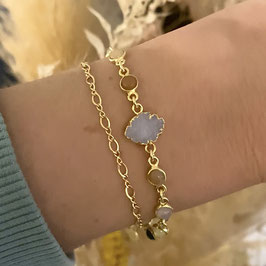 double mineral opal bracelet