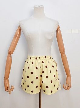Shorts Polka Dots gelb