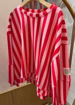 Oversize Sweater rot-rosa
