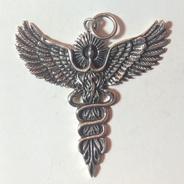 Adler mit Schlange Anhänger Silber 925