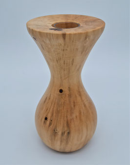 Vase solitaire en bois de peuplier
