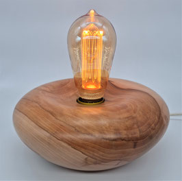 Lampe en bois de poirier