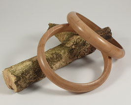 Lot de 2 bracelets en bois de pommier