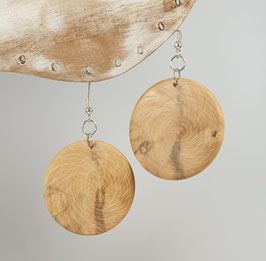 Boucles d'oreilles en bois de buis