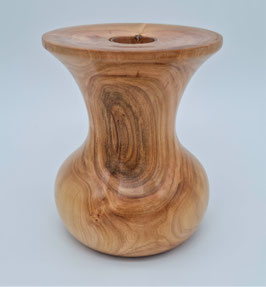 Vase solitaire en bois de cerisier