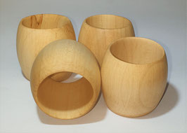 Rond de serviette en bois d'érable / merisier