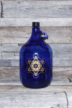 5 Liter Henkelflasche mit Metatron Gold