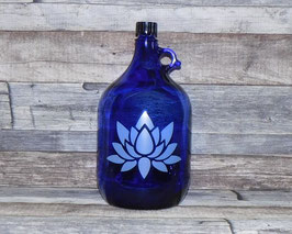 5 Liter Henkelflasche mit Lotus