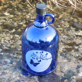 2 Liter Henkelflasche mit Schmetterlinge