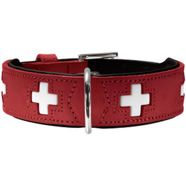 Swiss red halsband