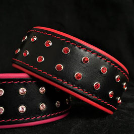 Diamond halsband rood