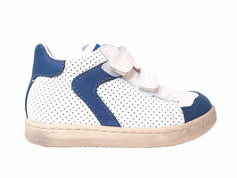 FALCOTTO sneaker wit-blauw - OUTLET