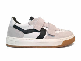 HIP Lage sneaker beige - donker groen - OUTLET