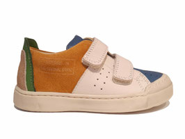 NATURINO Sneaker Trajan velcro azure milk - OUTLET