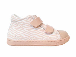 RONDINELLA sneaker zacht roze zebra - OUTLET
