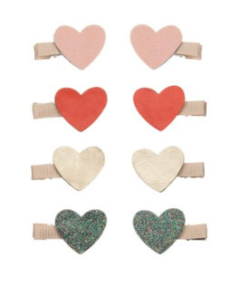 MIMI & LULA Diadeem Speldjes Mini Heart clips retro