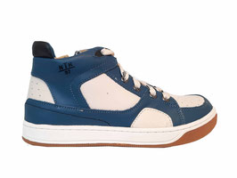 NATURINO sneaker Finnix zip storm blauw - OUTLET