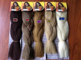 100% Kanekalon  Basic Braids(different shades of brown: 33,27,14,613