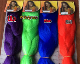 Special colors 100% kanekalon braids