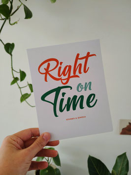 Posterkaart A5 met quote