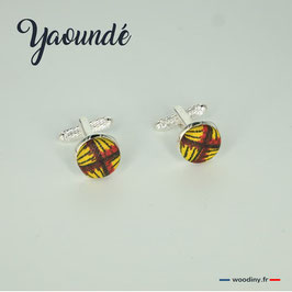 Boutons de manchette "Yaoundé"