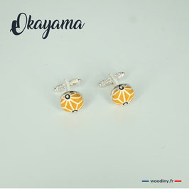 Boutons de manchette "Okayama"