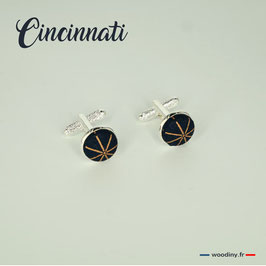 Boutons de manchette "Cincinnati"