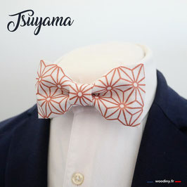 Nœud papillon à motif cuivré "Tsuyama"